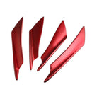 4 Pcs Universal Car Front Bumper Lip Splitter Trim Fin Body Spoiler Cana EVN