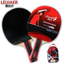 Leijiaer Ping Pong Paddle Set (2-Player Bundle), Pro Premium Rackets, 3 Bal