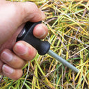 Endurable Iron For Hard Frozen Soil For Camping Tent Pegs Lengthening Tent Nail