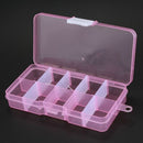 Pack of 4Pcs Plastic Jewelry Box Organizer Storage Container with Adjustabl