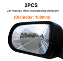 2Pcs Car Anti Fog Nano Coating Rainproof Rear View Mirror Window Protective Film