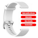 Silicone Sport Wrist Strap Watch Band w/Buckle for Polar Ignite L (White)