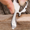 Multi-Function Keychain Stainless Steel Key Tool with Bottle Opener Screwdr