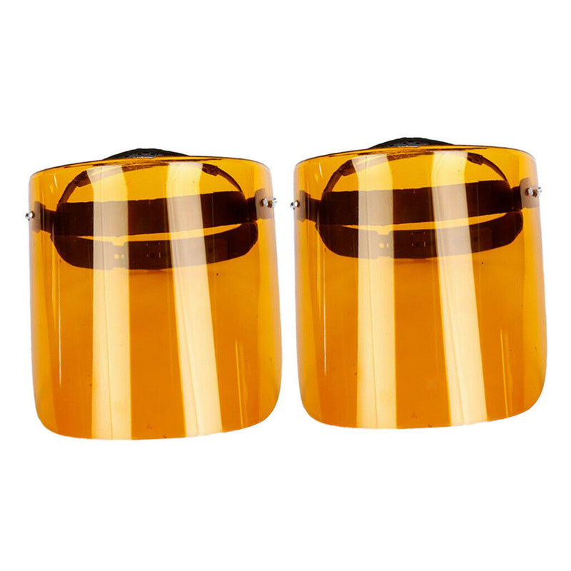 2x Safety Full Face Protection Clear Visor Eye Protection Grinding Welding