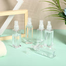 5pcs 100ml Transparent Square Travel Portable Plastic Empty Spray Bottles A