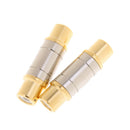 Single RCA Phono Coupler Female to Female Audio Video Connector Adaptor