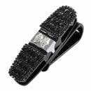 Portable Sun Visor Car Glasses Sunglasses Card Ticket Storage Holder Clip Black