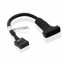 USB 3.0 20Pin Male to Motherboard USB 2.0 9 Pin Female Converter Cable Adapter /