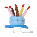 Dogs Pet Dog Birthday Caps Hat with Cake Candles Design Birthday Party Cost H1Q5