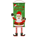 Christmas Decorations Xmas New Year Cloth Hanging Legs Creative Hanging Fla Q2Y7