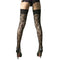 Womens Sexy Suspender Thigh Highs Stockings + Garter Belt Lace Sheer Tops