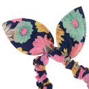 12PCS Girl Rabbit Ear Scrunchies Hair Band Rope Elastic Tie Ponytail Holder BX