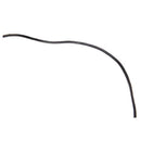2 mm Black Leatherette Necklace 20 inches