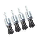 4pcs Steel Wire End Brush Metal Surface Polishing Power Tools Accessories 20mm