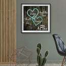 5D DIY Full Drill Diamond Painting Letter Embroidery Mosaic Craft Kit Decor
