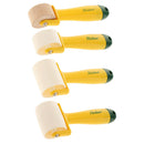 Wood Wallpaper Seam Roller Hand Pressure Roll DIY Tool Cylindrical Shape Roller