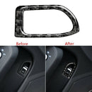 Carbon Fiber Rear Trunk Switch Button Cover Trim Fit for Audi A4 B8 A5 Q5 2