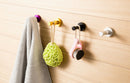 Space Aluminum Single Hat Coat Towel Robe Door Wall Bath Hook Hanger Blue