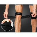 Black Patella Elastic Knee Brace Strap Fastener Knee Support Guard Gym Sports