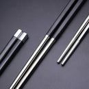 5 Pairs Chopsticks Set Kitchen 304 Stainless Steel Reusable Travel Chop sti