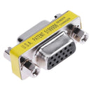 VGA 15Pin DB15 Female to Female Gender Changer Conversion Adapter Connector
