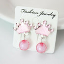 7 Pairs Girls Earrings Box Set Clip-on No Pierced Design Jewelry Kid Accessories
