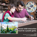 1000pcs DIY Paper Jigsaw Floating Castle Puzzle Assembling Picture Decor