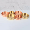 Nordic Copper Round Storage Tray Desk Metal Storage Organizer Jewelry Organ B6M8