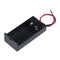 9V Volt PP3 battery holder box dc case w/ wire lead on/off switch cover  JR