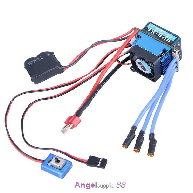 60A Car Auto Use Supply Brushless Electric for (ESC) 1:10 Racing Truck