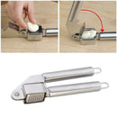 Professional Garlic Press Deluxe Heavy Duty Stainless Steel Crusher Slicer FAU