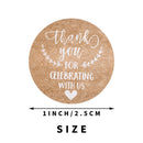 500pcs Handmade Stickers Scrapbooking Seal Label Wedding Adhesive Kraft StiSEAU