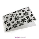 Christmas Snowflake Plastic Embossing Folder for Scrapbook DIY Album Card