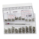 500pcs Tiny Screws Nuts + Screwdriver Watch Electronics Eyeglasses Screws