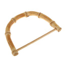 12.5cm Bamboo Handbag Handle Holder Replacement for DIY Bag Purse Handbag Making