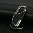 Men Creative Metal Faux Leather Key Chain Ring Keyfob Car Keyrings Keychain G JR