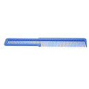 Hairdressing Carbon Anti-static Comb Wide Tooth Hair Clipper Comb (Blue) A