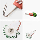 1X(5Pcs Cactus Plant Pot Wall Housekeeper Hooks For Hanging Door Hanger S V