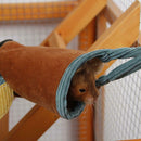Hamster Hanging Nest Branch Shape Plush House Swing Loft Bed for Pet Supply