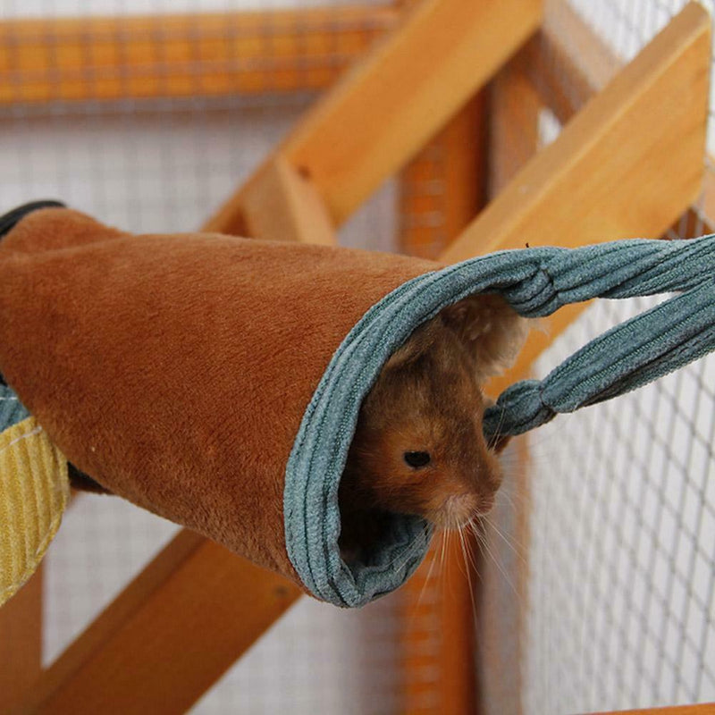 Hamster Hanging Nest Branch Shape Plush House Swing Loft Bed for Pet Supply