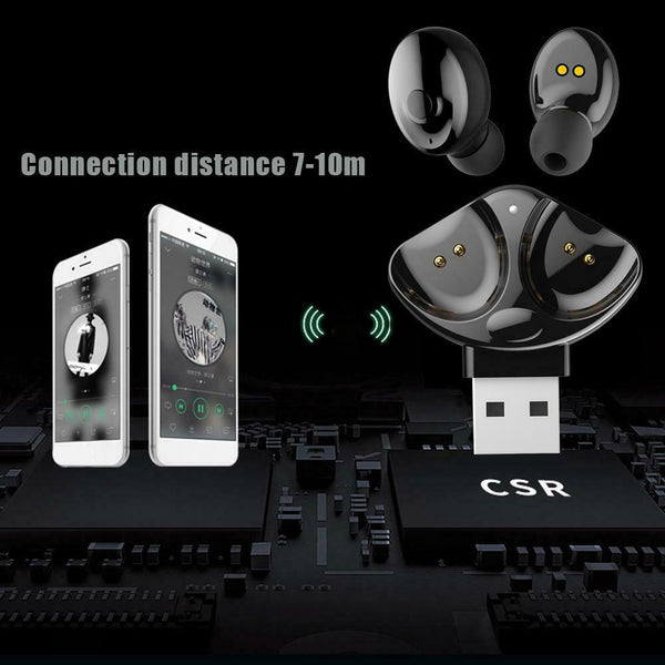 XG17 TWS Bluetooth5.0 Earphone Stereo Wireless Earbus HIFI Headset with Mic #SFD