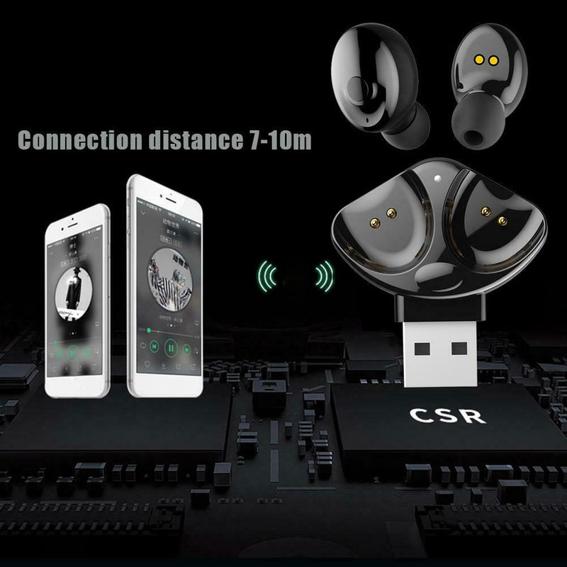 XG17 TWS Bluetooth5.0 Earphone Stereo Wireless Earbus HIFI Headset with Mic