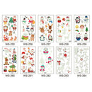 10Pcs Luminous Temporary Tattoo Stickers Christmas Carnival Party DecorationB3C