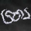6 ft Marabou Feather Boa for Diva Night Tea Party Wedding - White M3K8