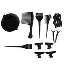 Professional Salon Hair Coloring Dyeing Kit, DIY Dye Brush Comb Mixing Bowl