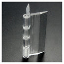 6x Transparent Acrylic Plastic Hinges Box Piano Acrylic Hinge 45Ã—38mm