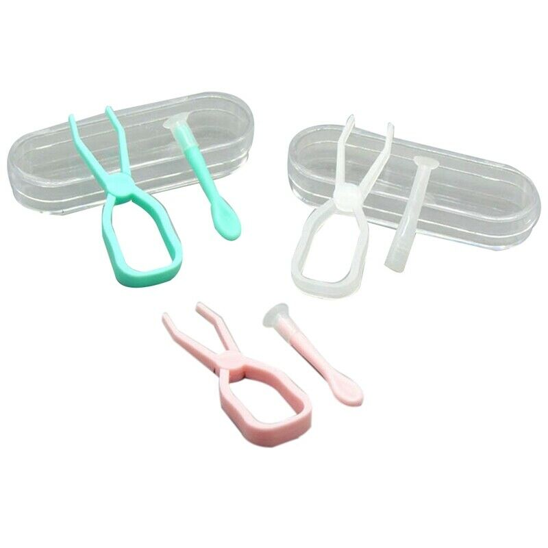 6 Set Contact Lenses Tweezers and Suction Stick Contact Lens Inserter Remov H5Y7