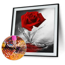 DIY 5D Diamond Painting Embroidery Flower Rose Cross Crafts Stitch Decor