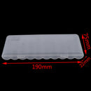1PC White 10 Grid Battery Holder Organizer Container AA Batteries Storage  OZ