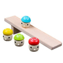 Puzzle Mushroom Slides, Toddlers, Early Education, Interest, Wooden Toys T6F6